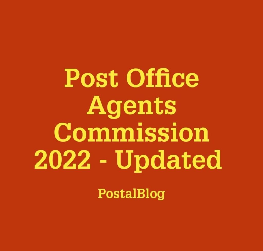 What Is The Agent Commission In Post Office Schemes